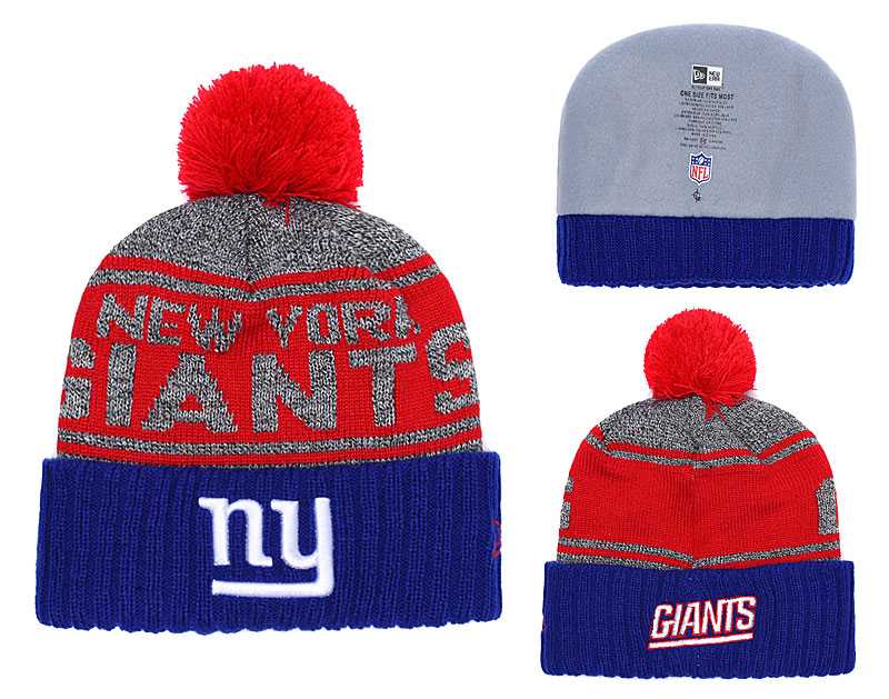 Giants Team Logo Royal Pom Knit Hat,We sell and wholesale Giants Team Logo Royal Pom Knit Hat on line form chian!